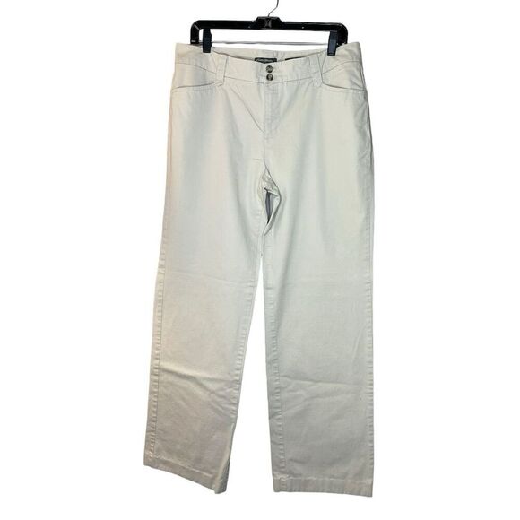 Eddie Bauer Women's Blakely Fit Dress Pants Size 12 High Rise Flat Front - Picture 1 of 4